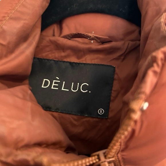 Deluc Pocketed Puffer Jacket- Brick- Size Small - Picture 11 of 14